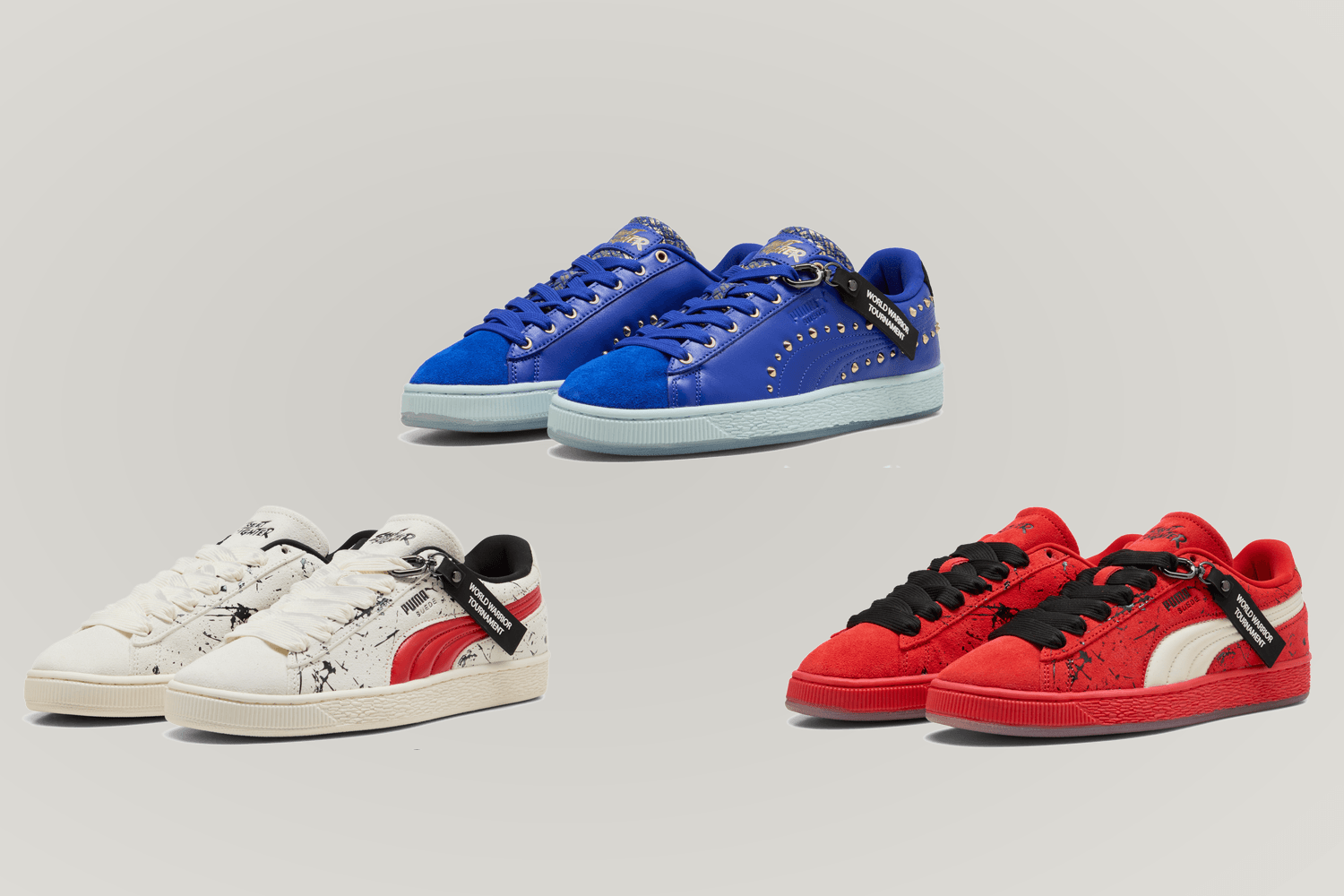 PUMA kündigt Street-Fighter-Suede-Kollektion mit Ryu, Ken und Chun-Li an