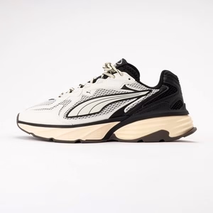 PUMA Heren Fade Nitro LS Warm White-PUMA Black null