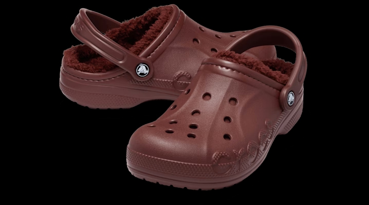 Crocs Baya Lined Clogs 'Dark Clay' 205969-2FL
