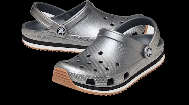 Crocs Crocband™ Metallic Runner Clogs 'Carbon' 214107-0YK