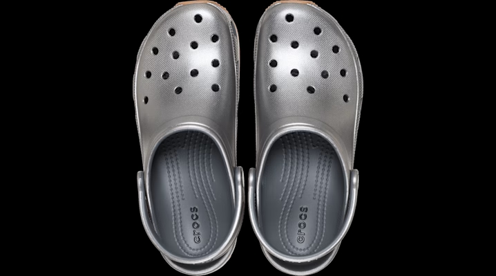 Crocs Crocband™ Metallic Runner Clogs 'Carbon' 214107-0YK