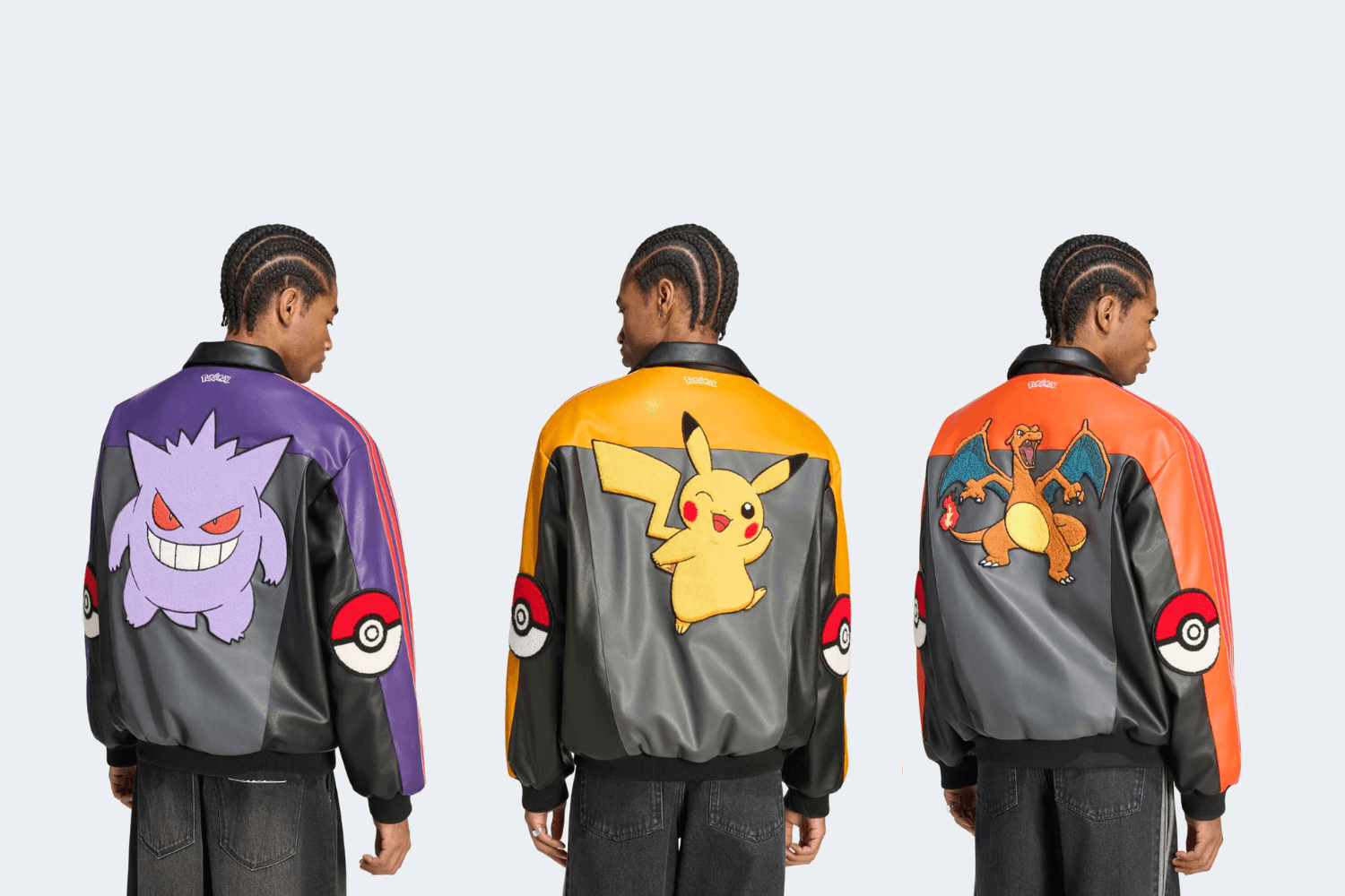 adidas x Pokémon brengt leren 8-Ball jacks uit