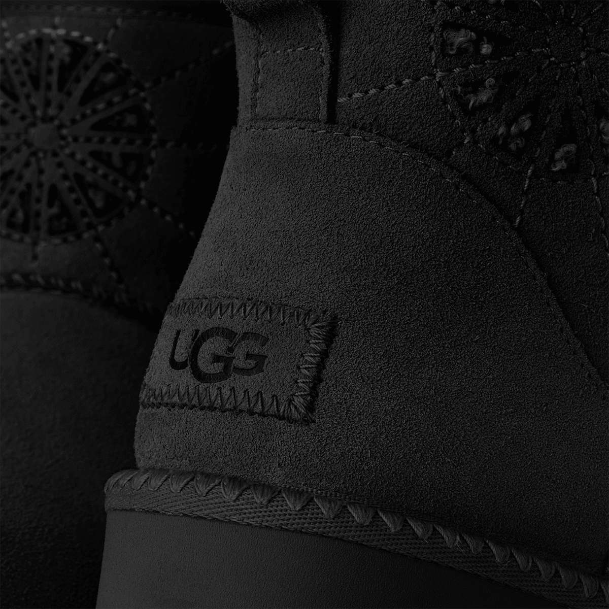 UGG® Classic Mini Holiday Sun Boot 'Black' 1183950-BLK