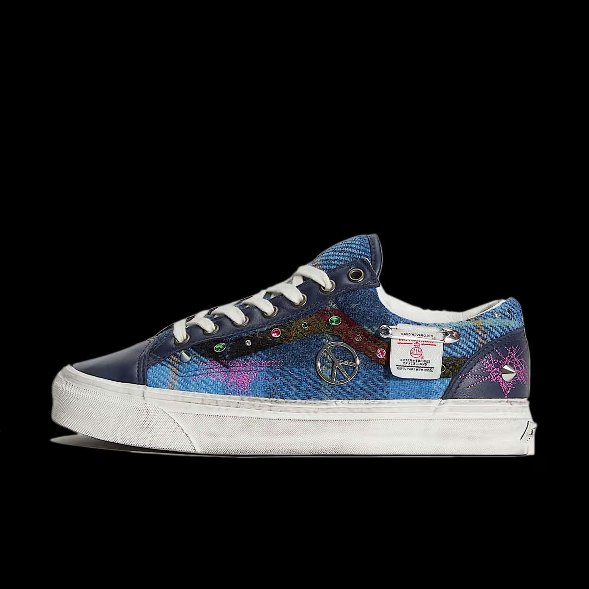 Vans Premium Old Skool 36 'Blue' - Harris Tweed  VN000E8VBIP