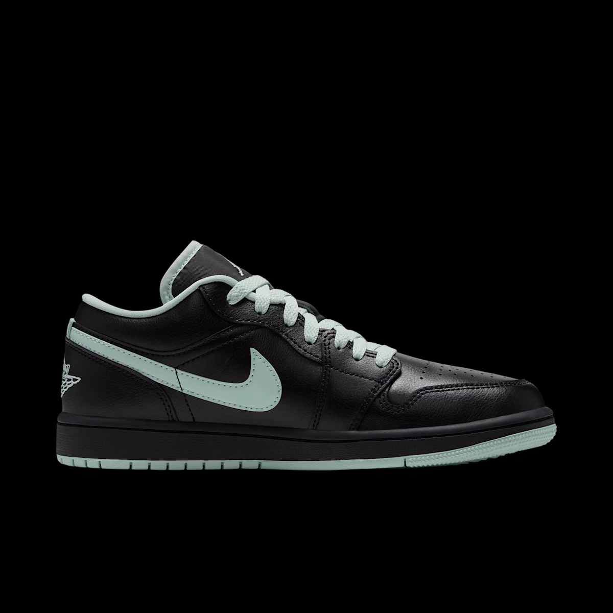 Air Jordan 1 Low 'Black & Pistachio Frost' DC0774-008