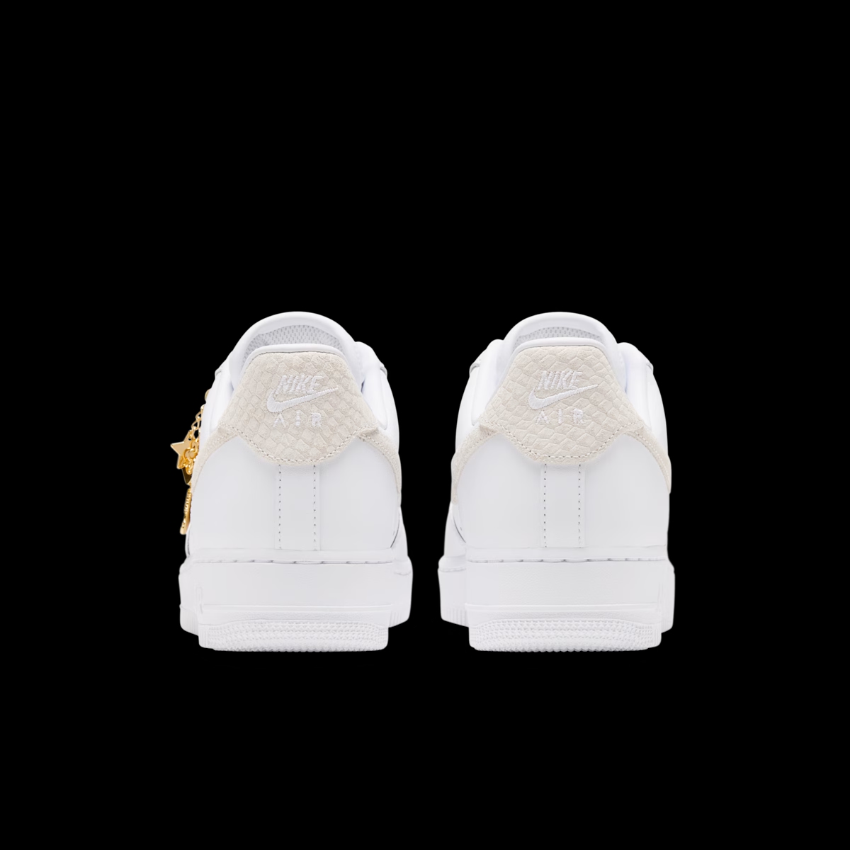 Nike Air Force 1 '07 'Metallic Gold' - Swoosh Chain IZ8908-100
