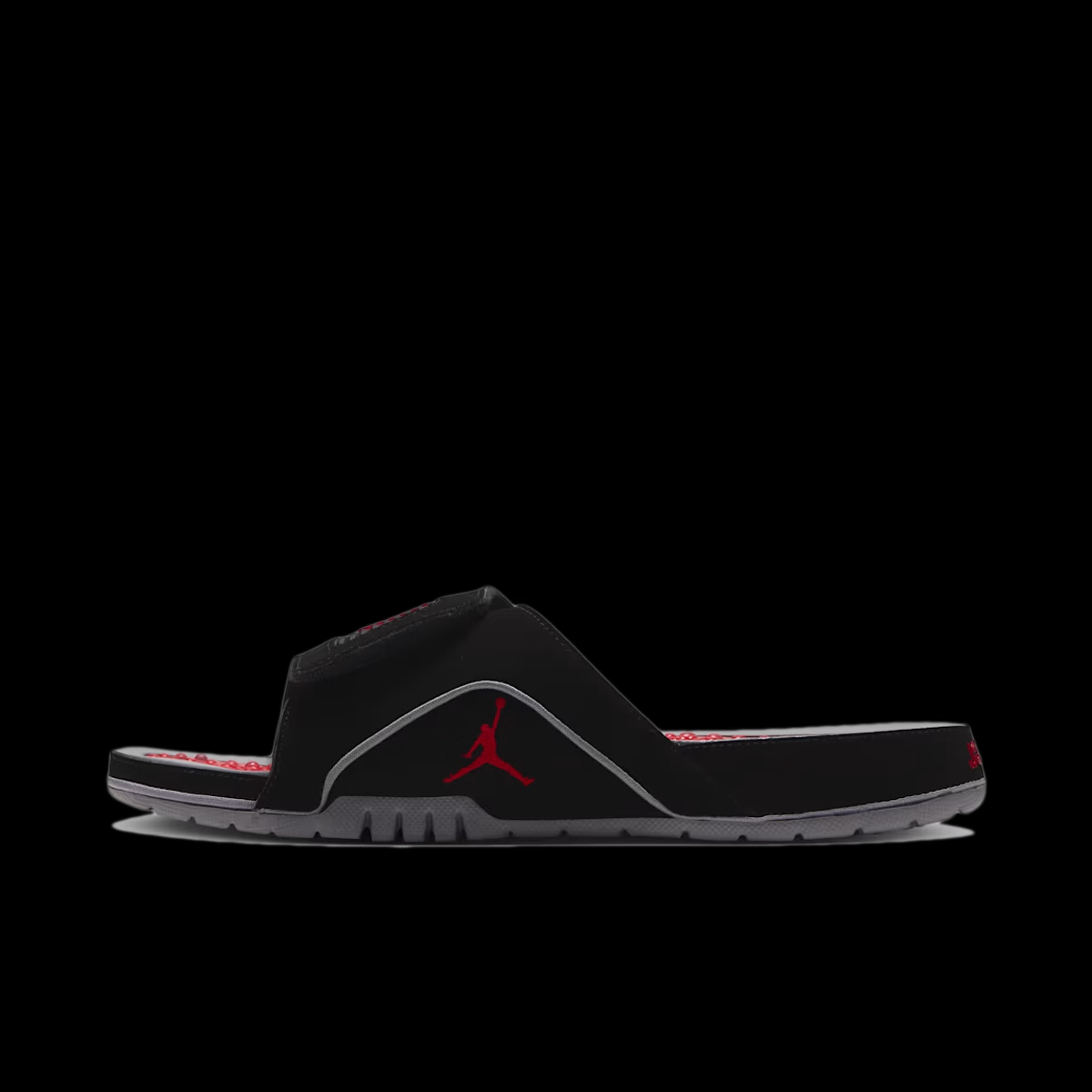 Jordan Hydro 4 Retro Slides 'Black Cement' 532225-005