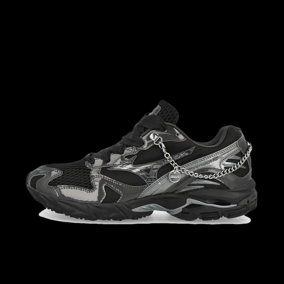 Mizuno Wave Rider 10 Jewels 'Black' D1GA260E02