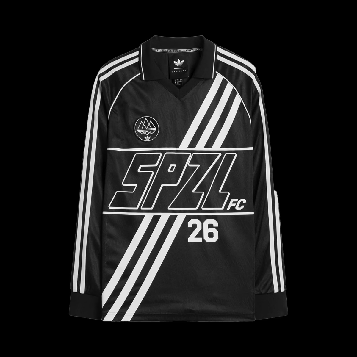 adidas Spezial FC Long Sleeve Jersey 'Black' KV4425