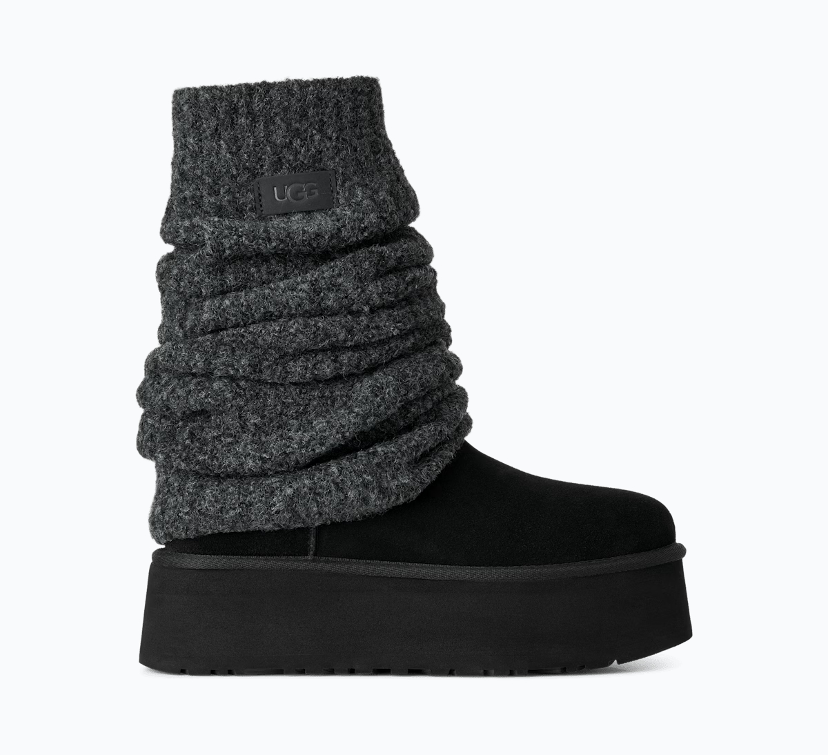 UGG® Classic Mini Dipper Legwarmer Boot 'Black' 1178990-BLK
