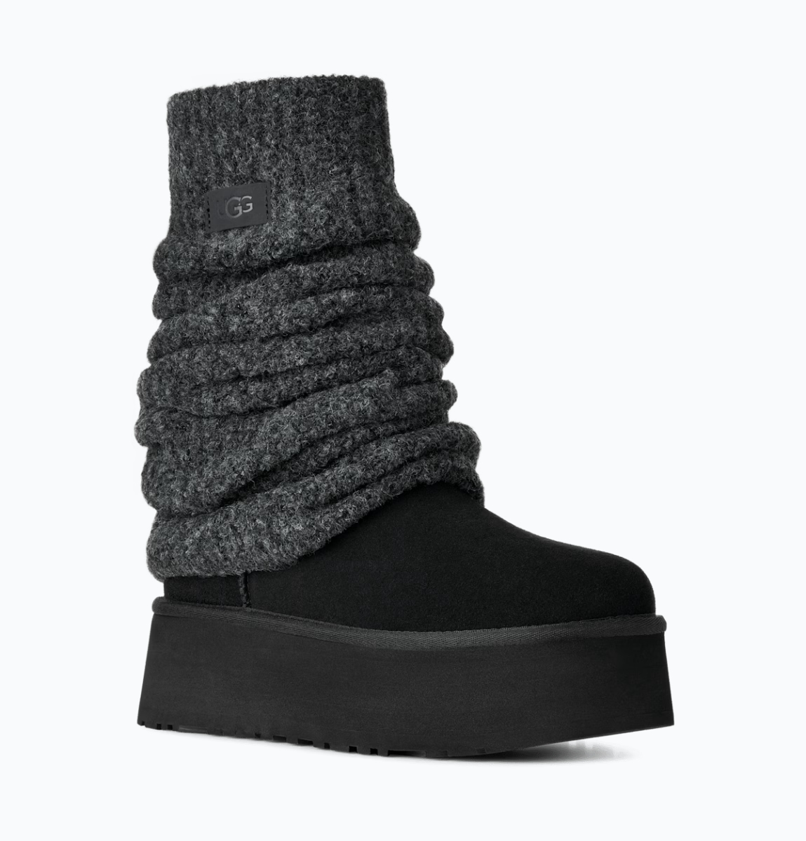 UGG® Classic Mini Dipper Legwarmer Boot 'Black' 1178990-BLK
