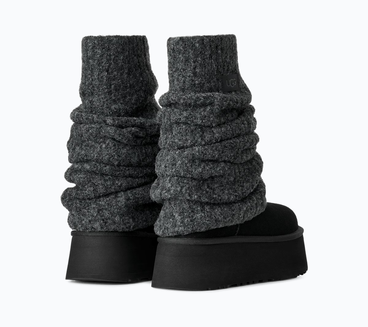 UGG® Classic Mini Dipper Legwarmer Boot 'Black' 1178990-BLK