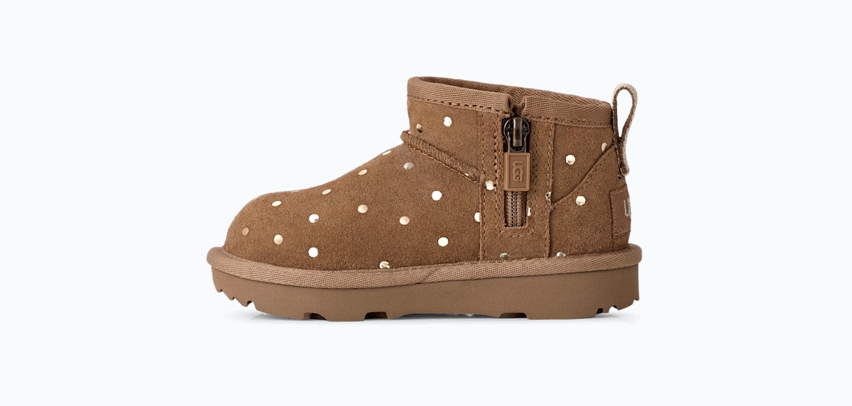 UGG® Classic Ultra Mini Shiny Dots Boot 'Chestnut' 1180422T-CHE