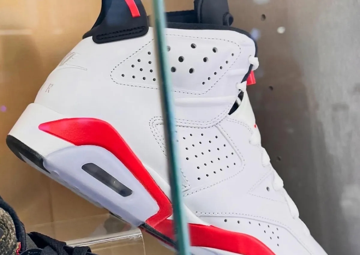 Air Jordan 6 'White Infrared' brings Nike Air back to the heel