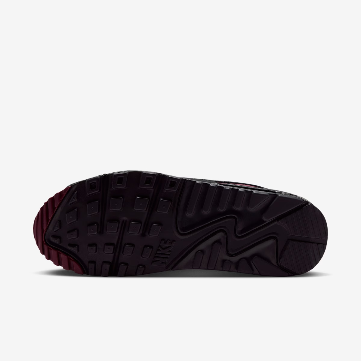 Nike Air Max 90 'Black & Tough Red' - Plaid Pack IR5598-002