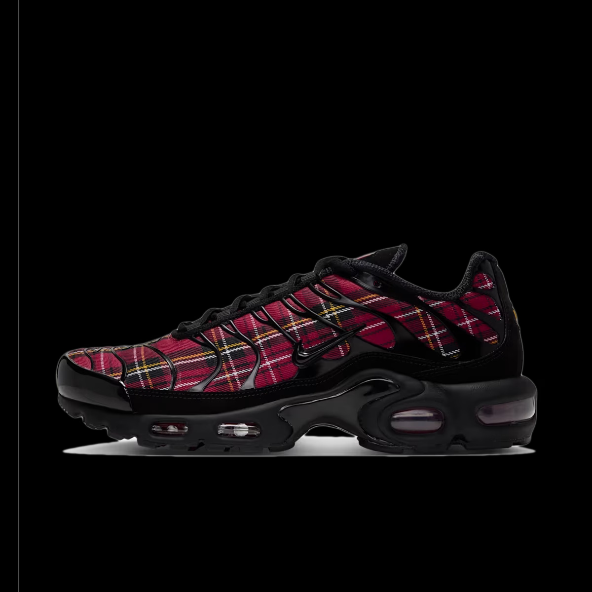 Nike Air Max Plus 'Tough Red & Yellow Ochre' - Plaid Pack IR5731-600