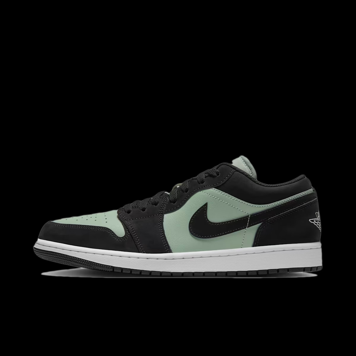 Air Jordan 1 Low 'Black & Pistachio Frost' 553558-054