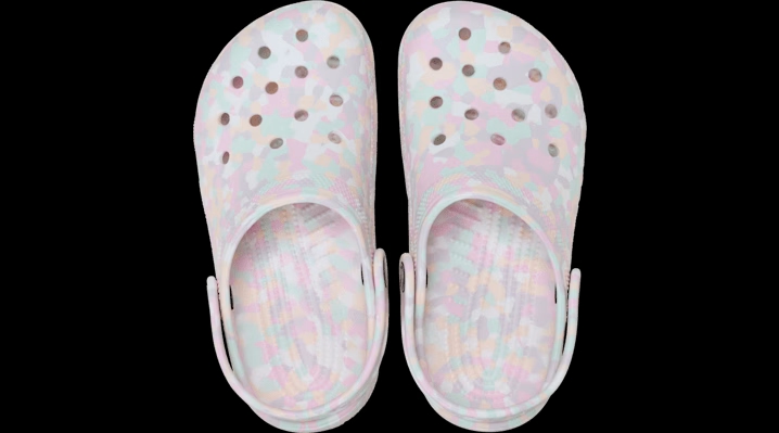 Crocs Classic Confetti Clogs Ice & Multi 'Ice' 213032-9JZ