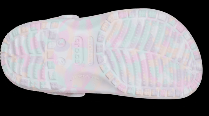 Crocs Classic Confetti Clogs Ice & Multi 'Ice' 213032-9JZ