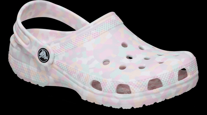 Crocs Classic Confetti Clogs Ice & Multi 'Ice' 213032-9JZ