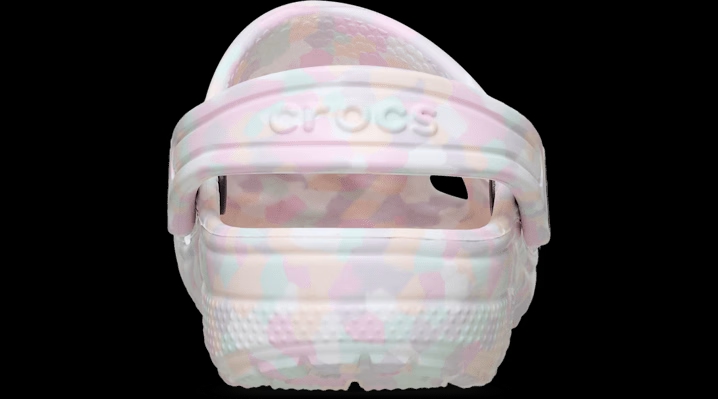 Crocs Toddler Classic Confetti Clogs Ice & Multi 'Ice' 213033-9JZ
