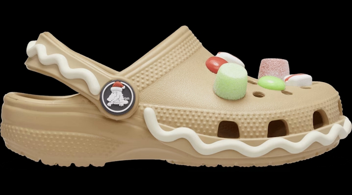 Crocs Toddlers Classic Gingerbread Clogs 'Beige' 214061-205