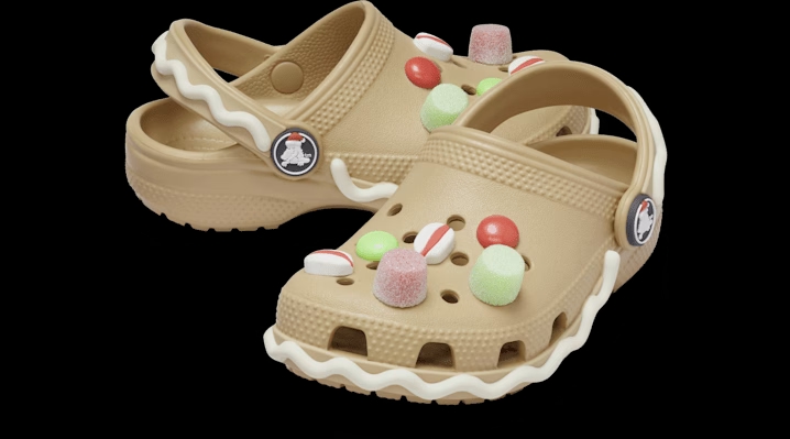 Crocs Toddlers Classic Gingerbread Clogs 'Beige' 214061-205
