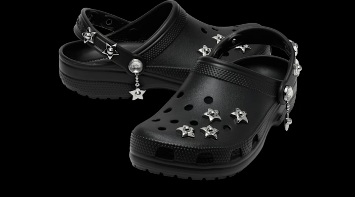 Crocs Classic Metal Minis Clogs 'Black' 214935-001