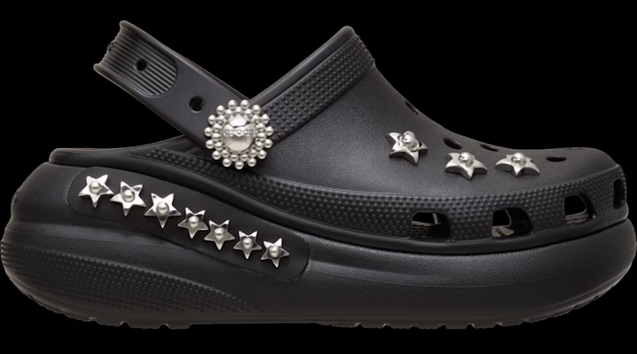 Crocs Crush Metal Minis Clogs 'Black' 214008-001