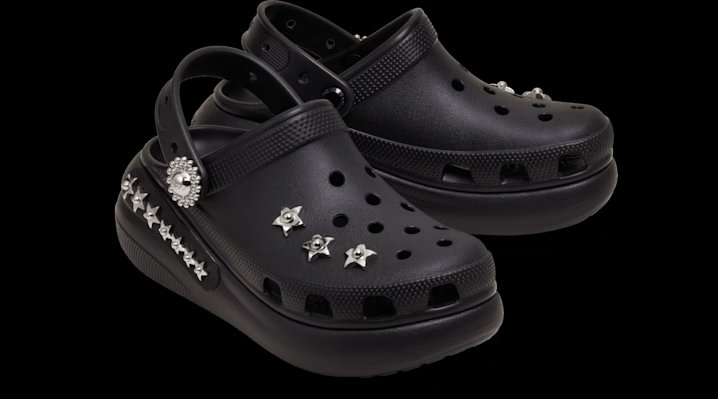 Crocs Crush Metal Minis Clogs 'Black' 214008-001
