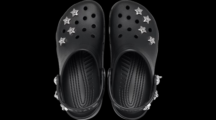 Crocs Classic Metal Minis Clogs 'Black' 214935-001