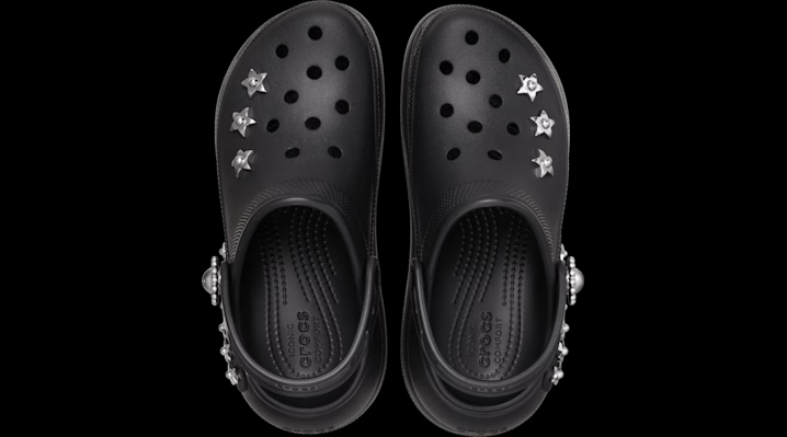 Crocs Crush Metal Minis Clogs 'Black' 214008-001