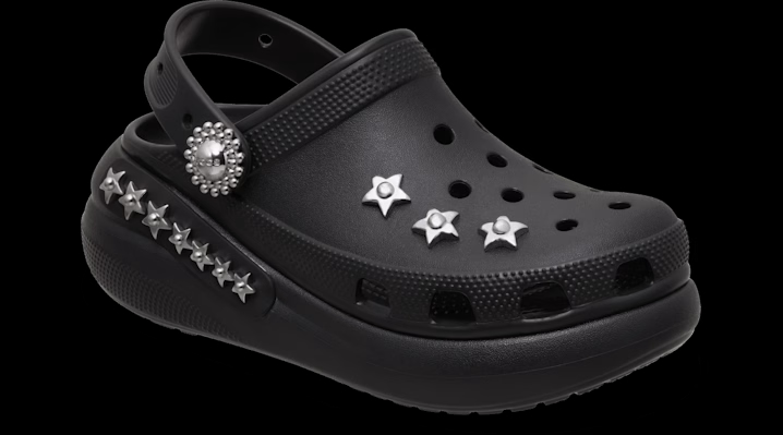 Crocs Crush Metal Minis Clogs 'Black' 214008-001