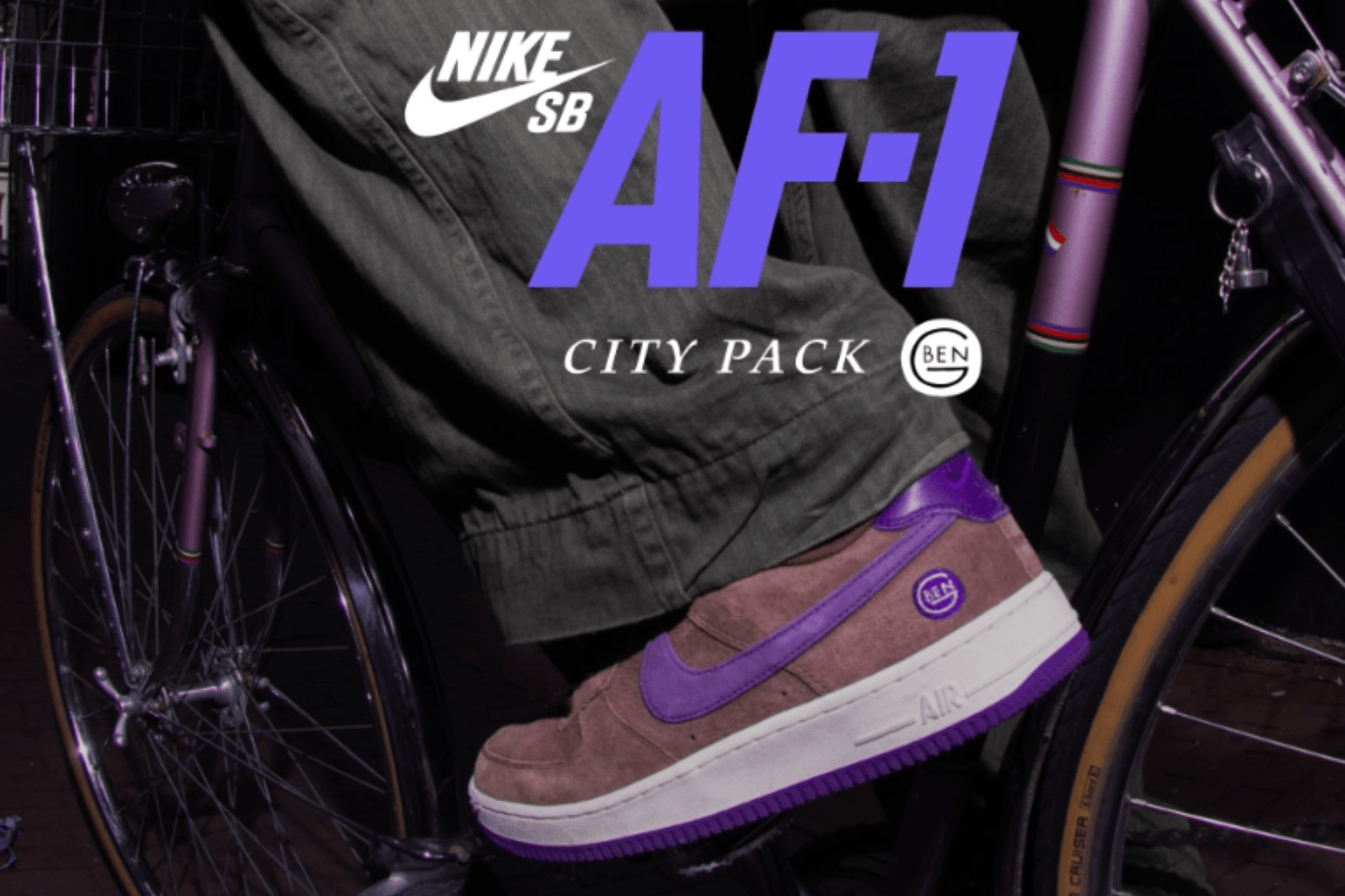 Ben-G geeft de Nike SB Air Force 1 een Amsterdamse twist