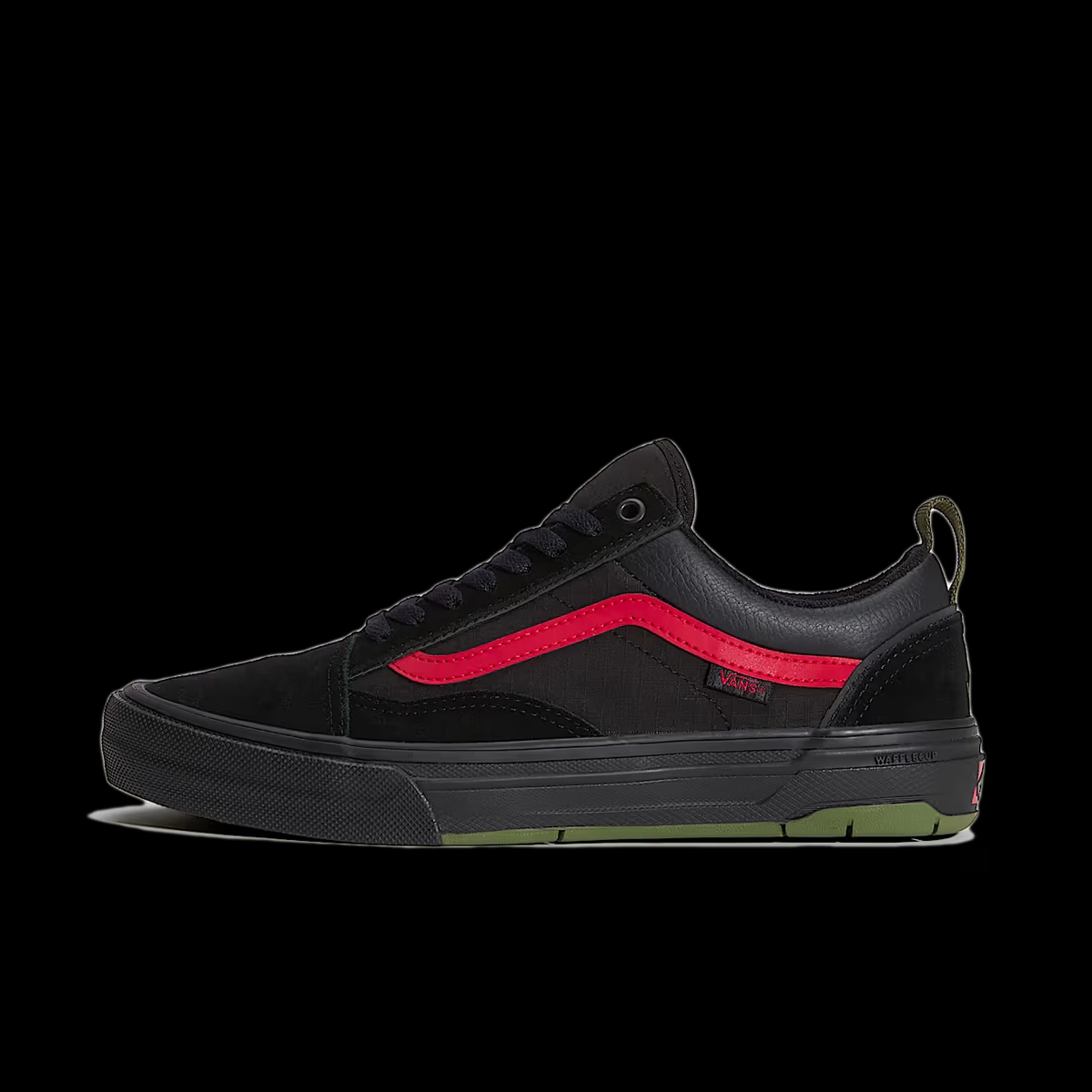 Atiba x Vans Skate Old Skool Wafflecup 'Black/Green' VN000EB7YJ7