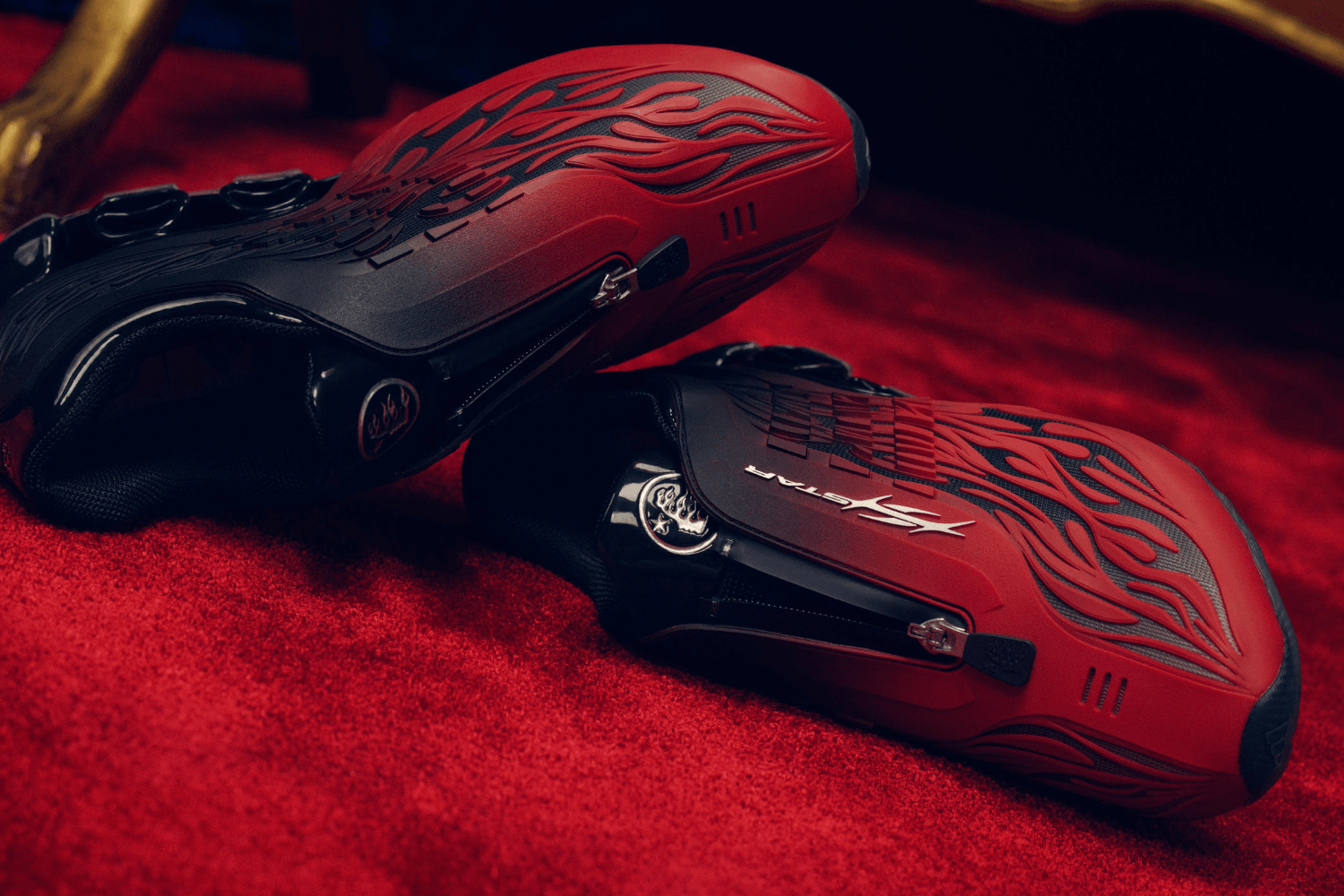 Hellstar x adidas Megaride S2 turns up the red