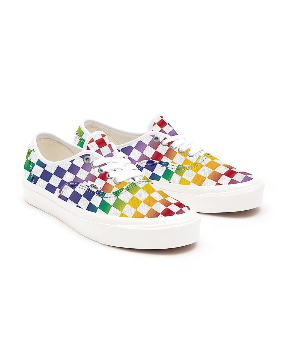 Vans Gepersonaliseerde Rainbow Checkerboard Authentic VN0A3CST916