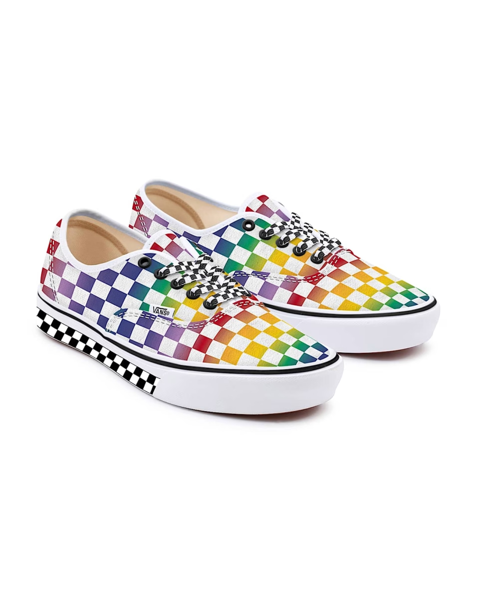 Vans Gepersonaliseerde Rainbow Checkerboard Authentic VN0A3CST920