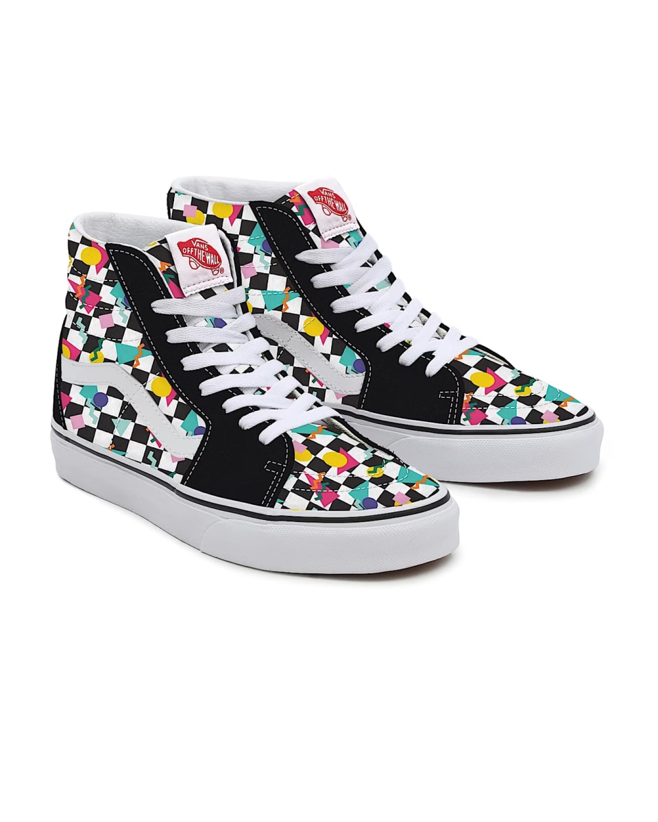 Vans Customs Geometric Checkerboard Sk8-Hi Multicolour VN0A3VC0122
