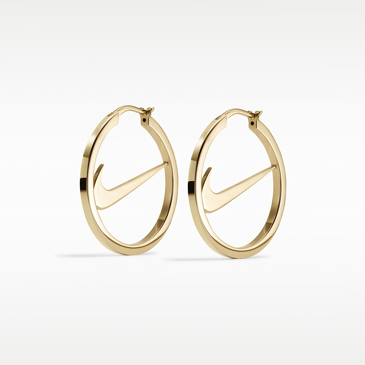 Nike Swoosh Hoop Earrings 'Gold' EOWW10-SAA