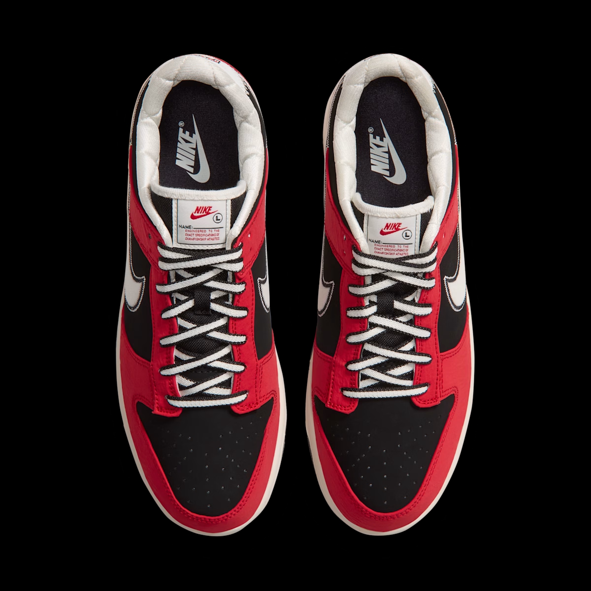 Nike Dunk Low Retro 'Black & University Red' IQ0157-001