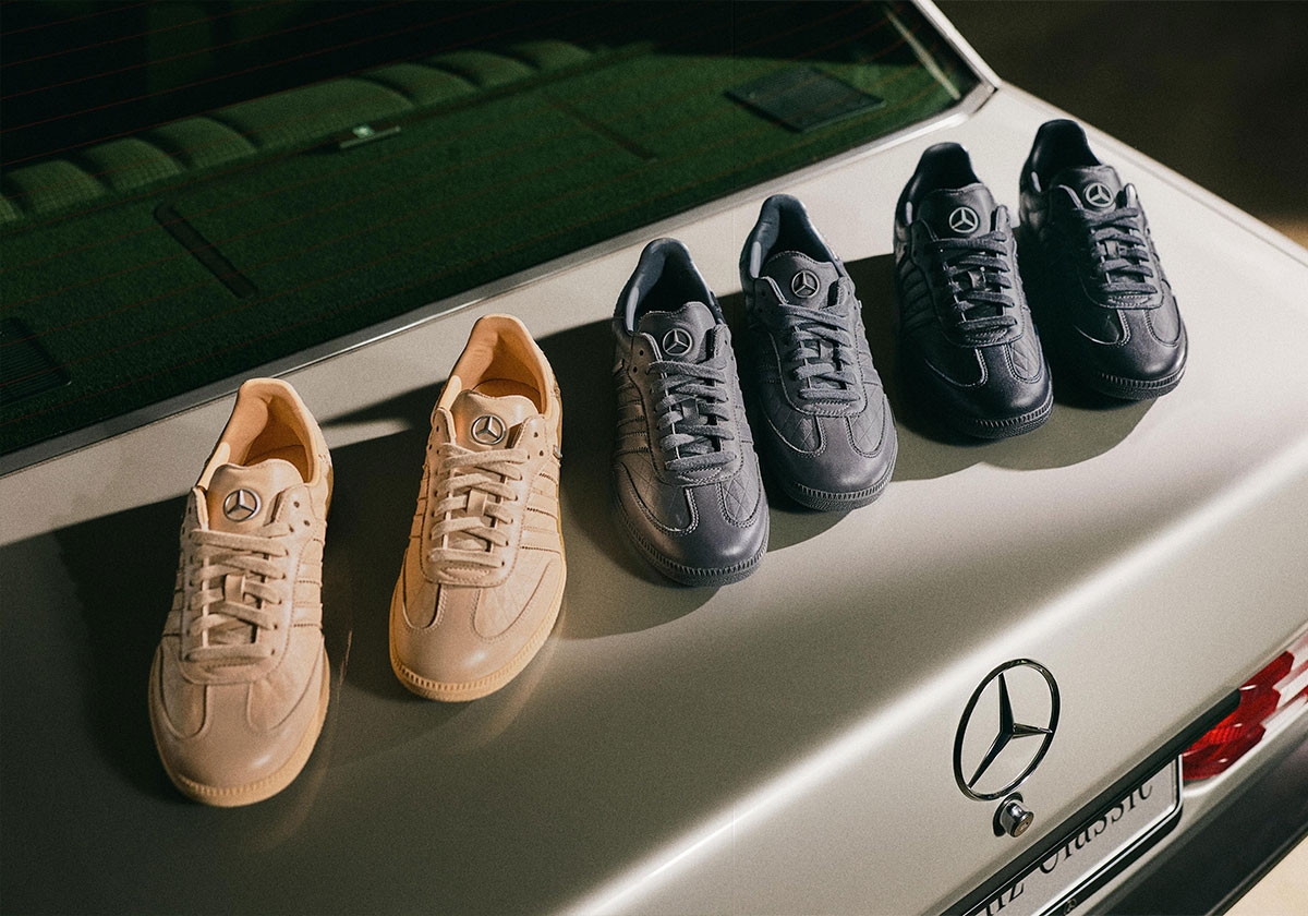 Mercedes-Benz and adidas put the star on the Samba OG