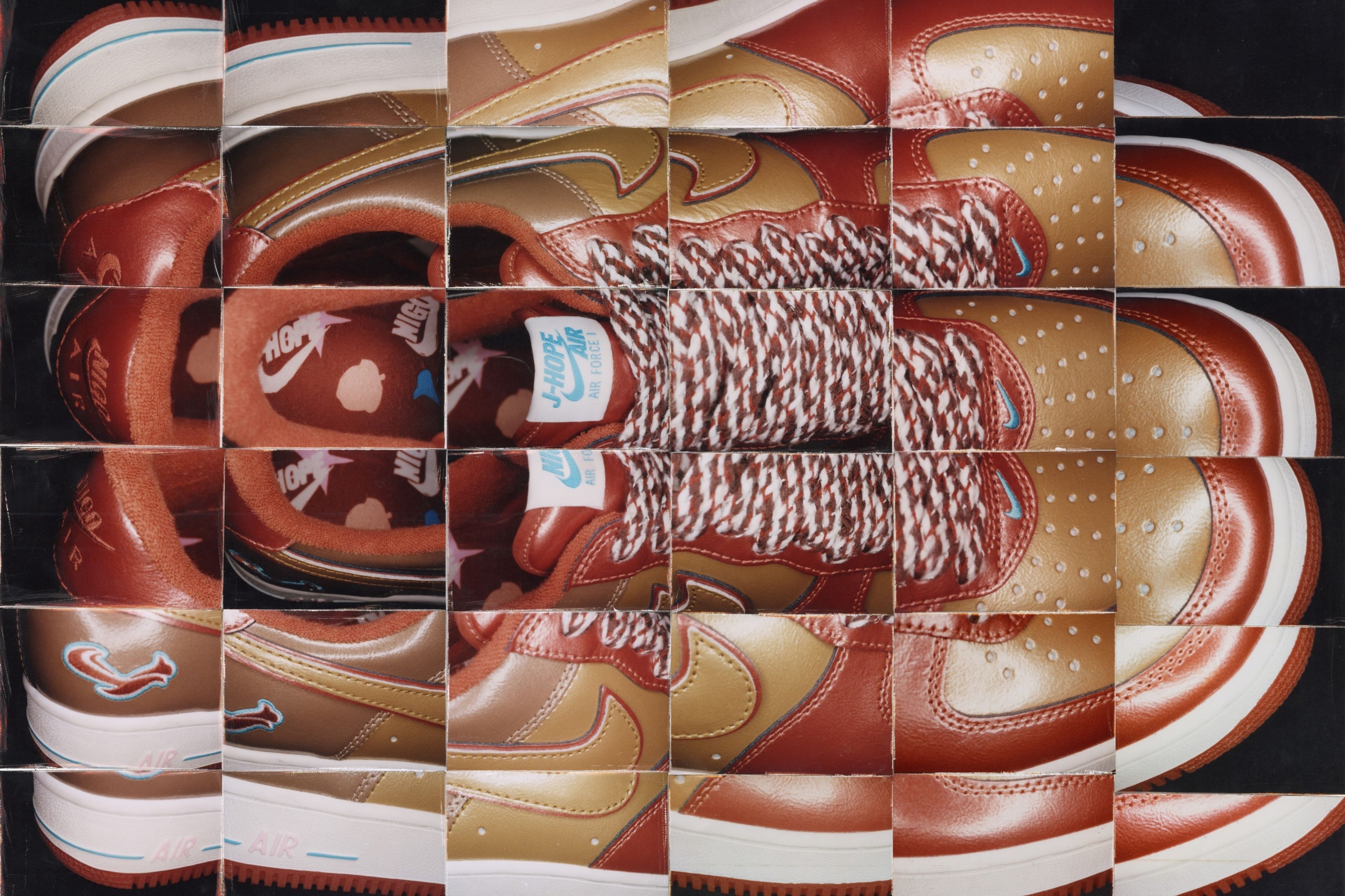 NIGO x j-hope Air Force 1 gets a glossy Burnt Sunrise look