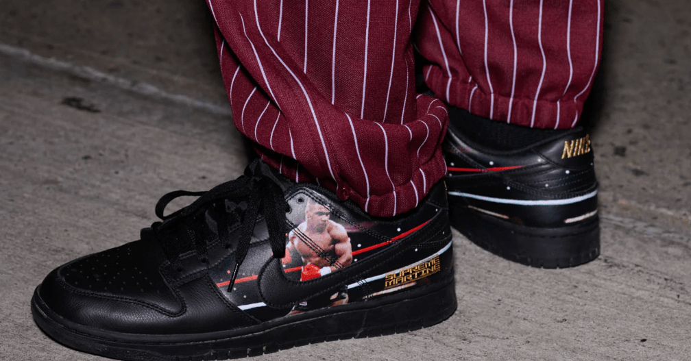 Supreme und Martine Rose ehren Mike Tyson auf dem Dunk Low