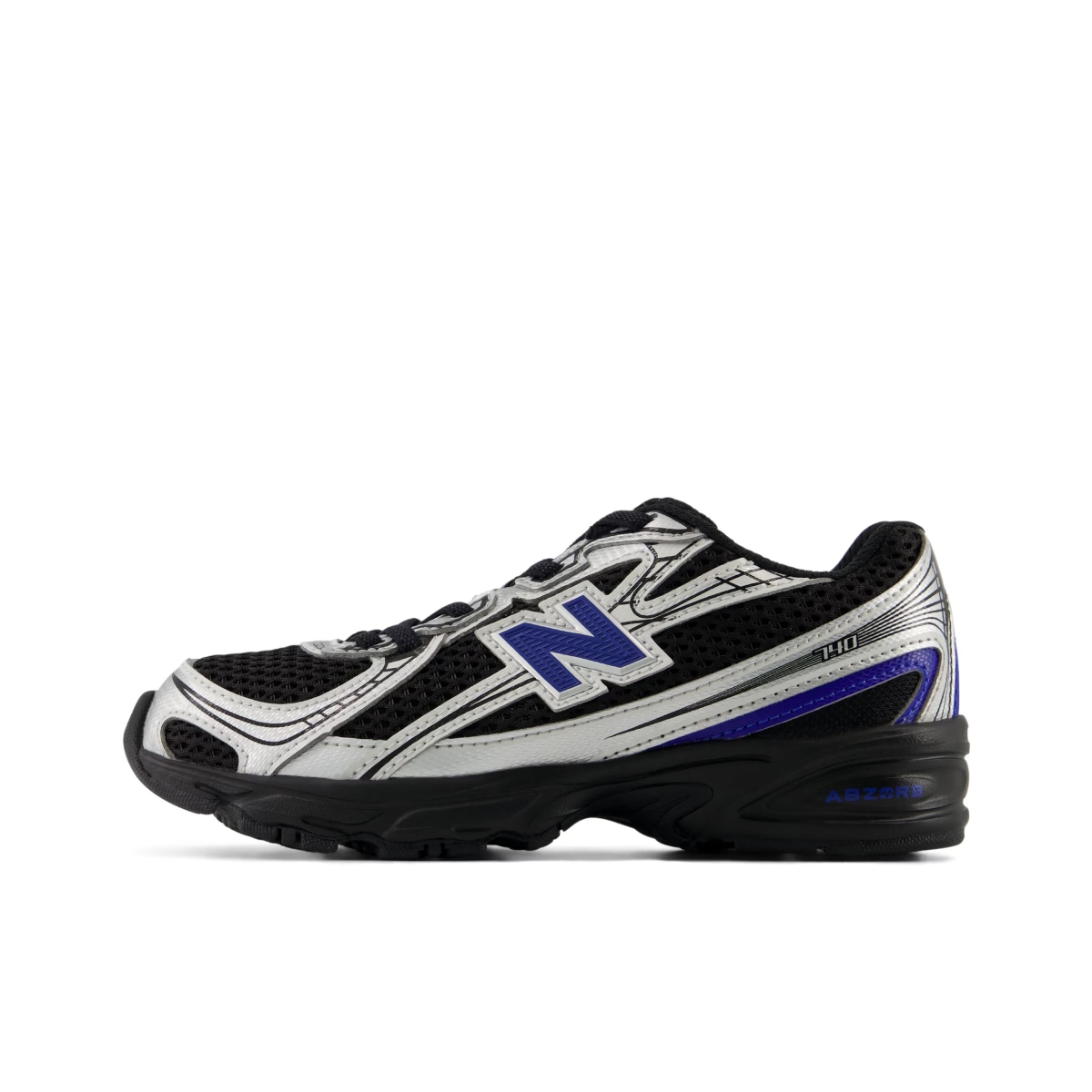 New Balance 740 Bungee Lace 'Black' P7408I0