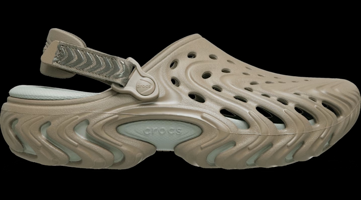 Crocs Echo II Chrome Clogs 'Khaki Chrome' 213780-2PP
