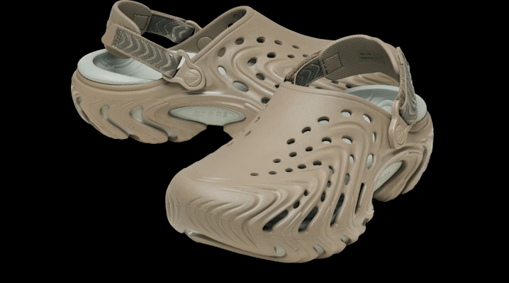 Crocs Echo II Chrome Clogs 'Khaki Chrome' 213780-2PP