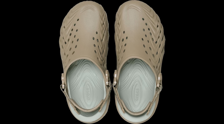 Crocs Echo II Chrome Clogs 'Khaki Chrome' 213780-2PP