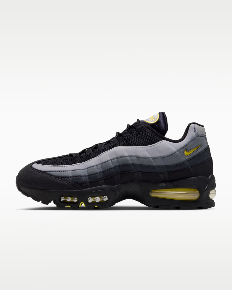 Nike Air Max 95 Big Bubble Premium 'Black & Chrome Yellow'