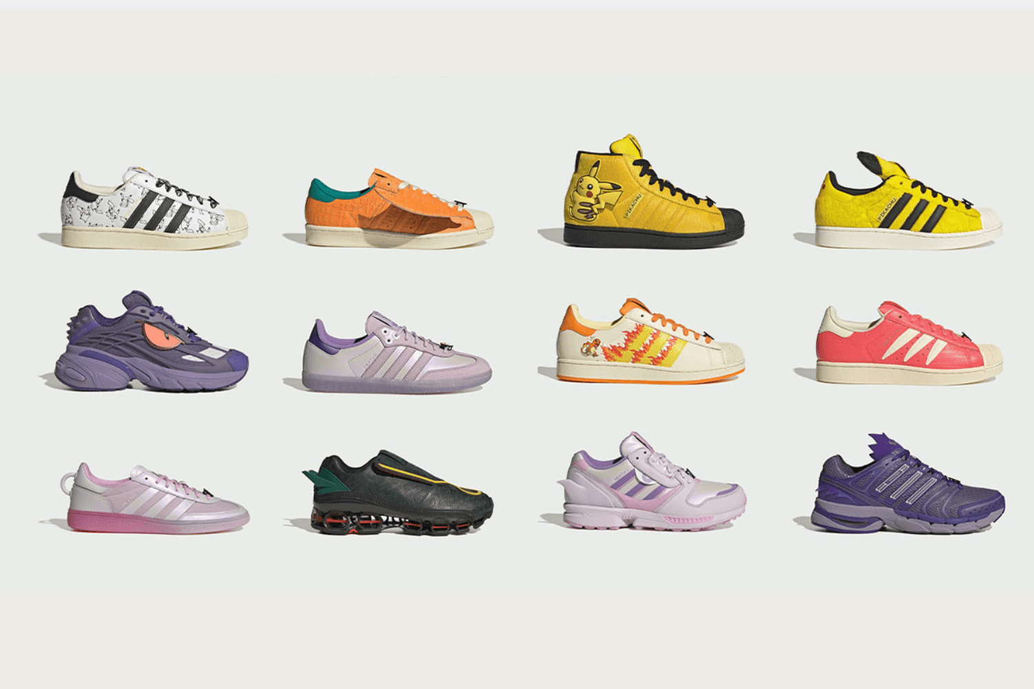 Gotta Catch ’Em All: Pokémon en adidas vieren 30-jarig jubileum met grote sneakercollectie